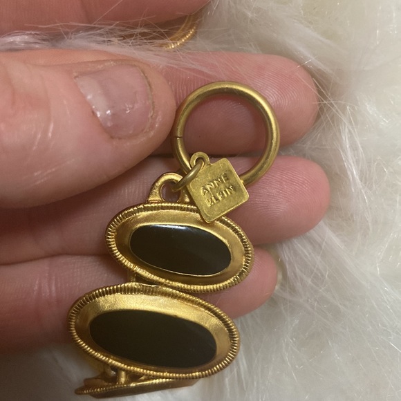 NWT Vintage Anne Klein brushed gold necklace, bracelet, earrings set of three! - Picture 6 of 16